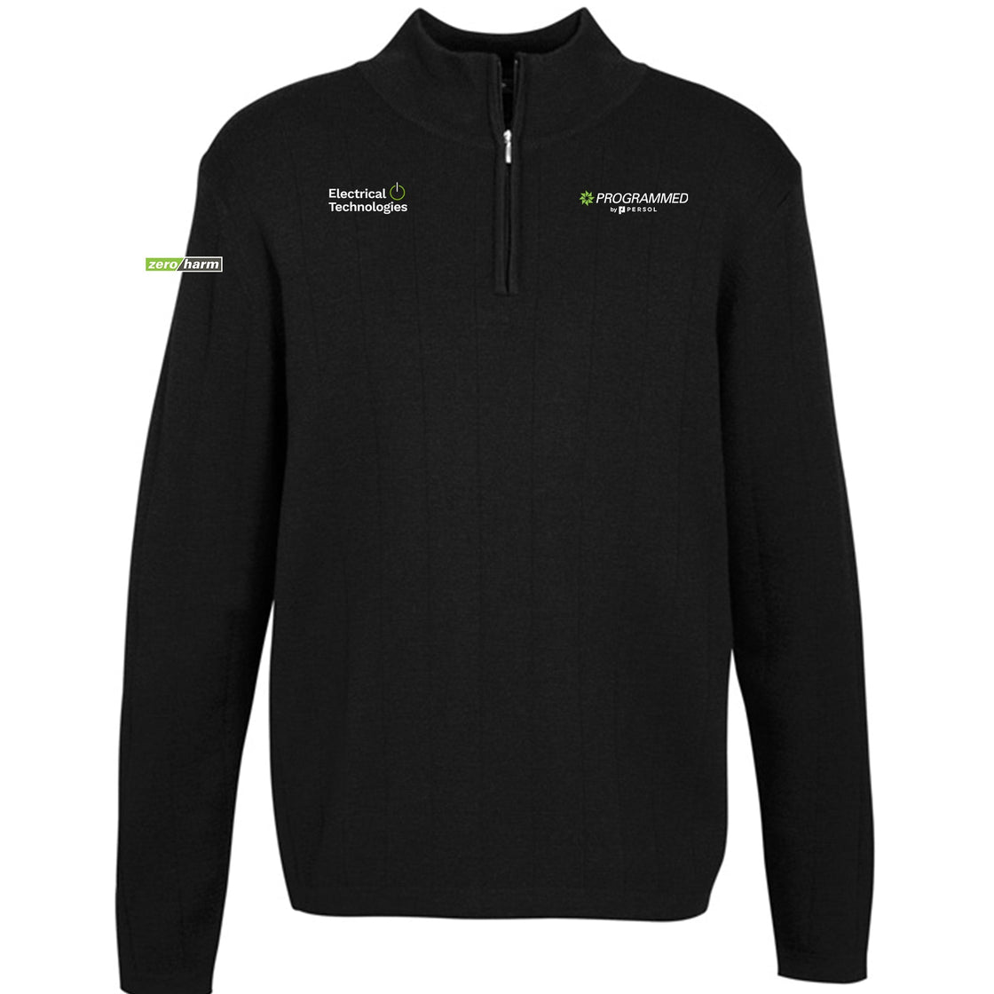 MENS 80/20 WOOL PULLOVER - BLACK