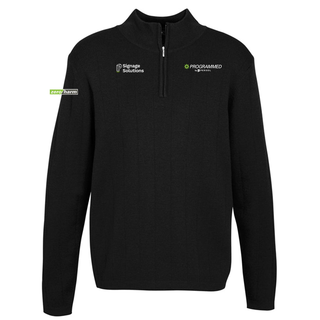 MENS 80/20 WOOL PULLOVER - BLACK