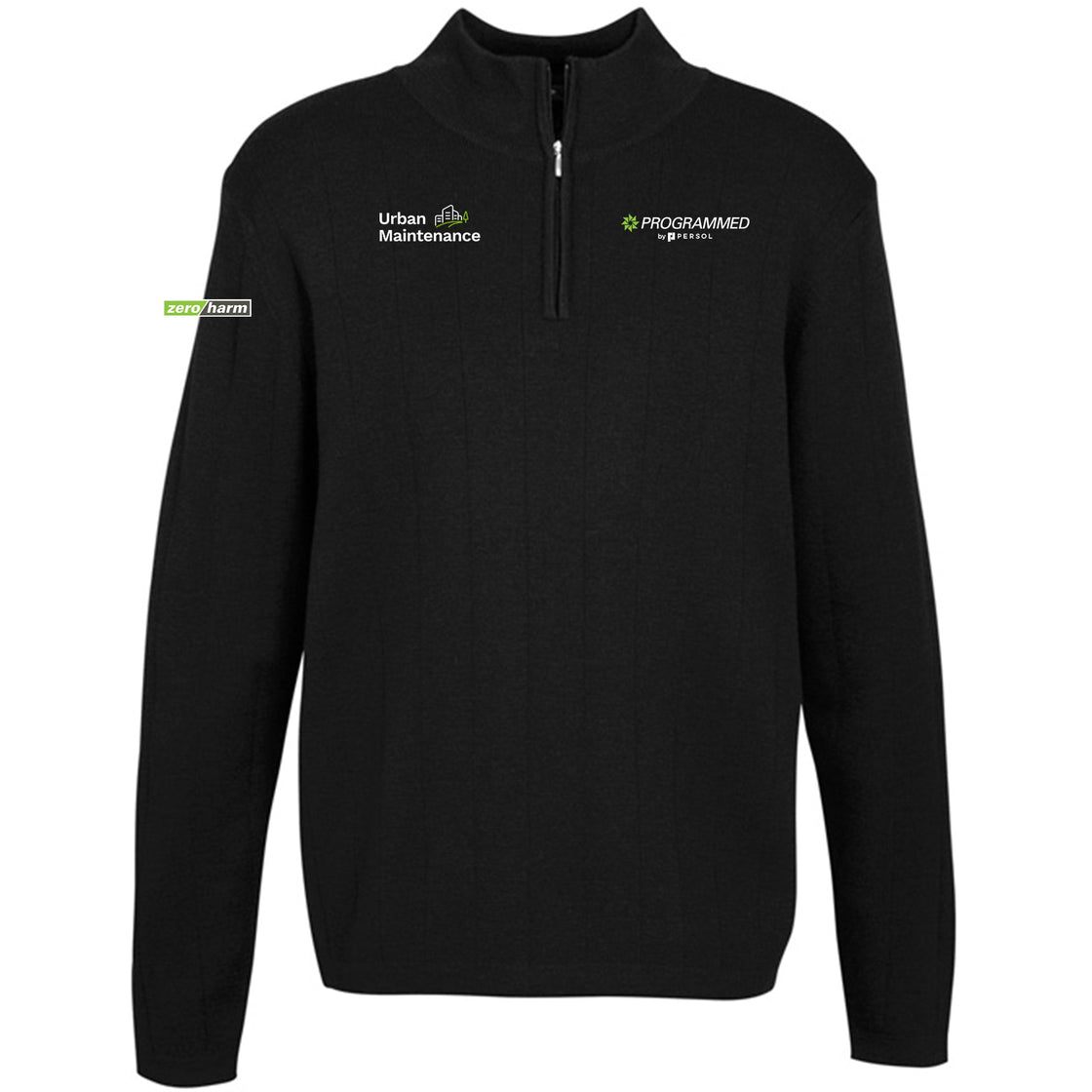 MENS 80/20 WOOL PULLOVER - BLACK