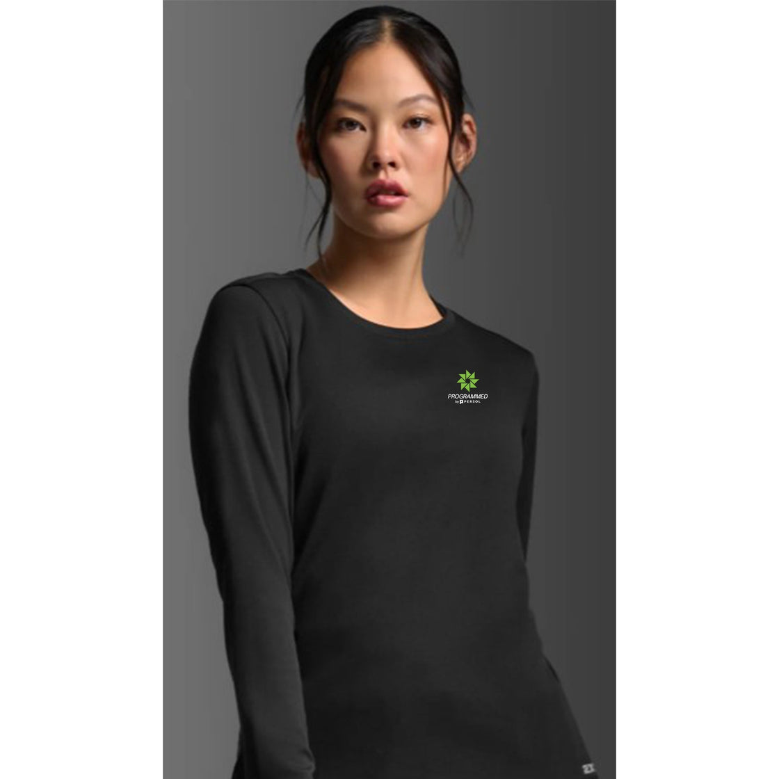 WOMENS AERO LONG SLEEVE TEE - BLACK