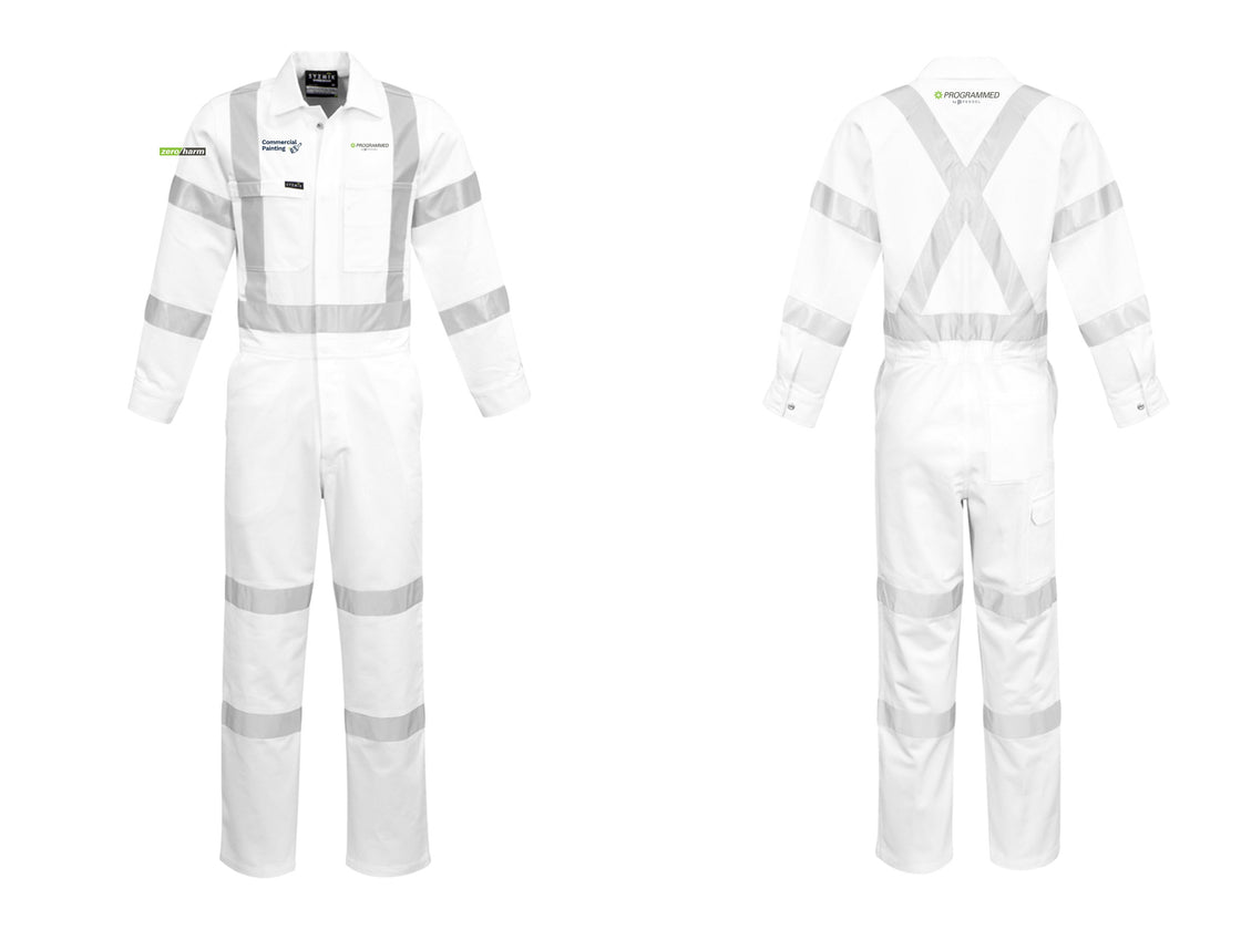 MENS BIO MOTION X BACK OVERALL - WHITE