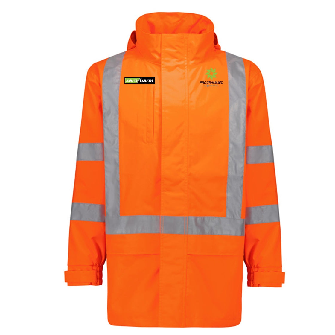 MENS TTMC-W23 HI VIS X BACK ULTRALITE WATERPROOF JACKET - ORANGE