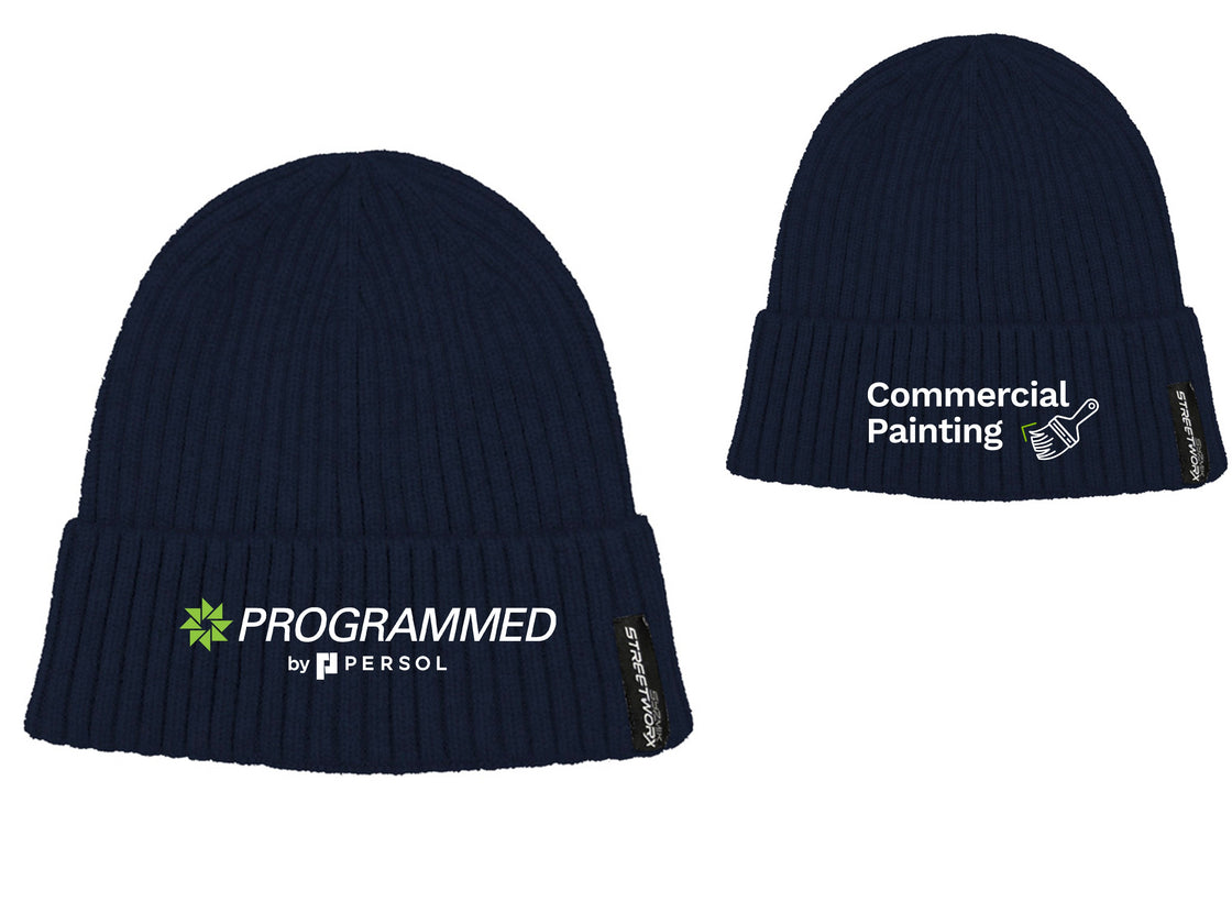 UNISEX STREETWORX BEANIE - NAVY