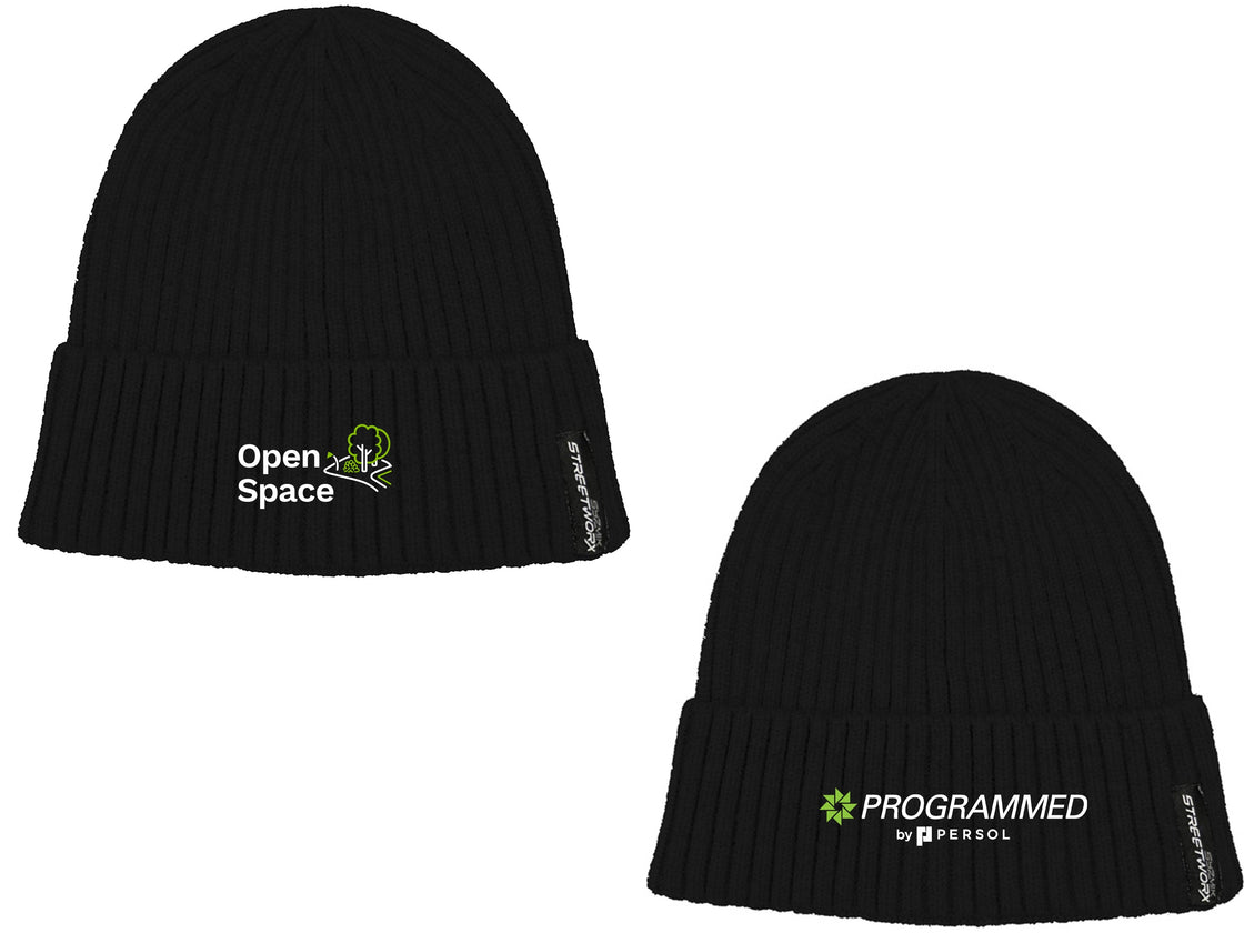 UNISEX STREETWORX BEANIE - BLACK