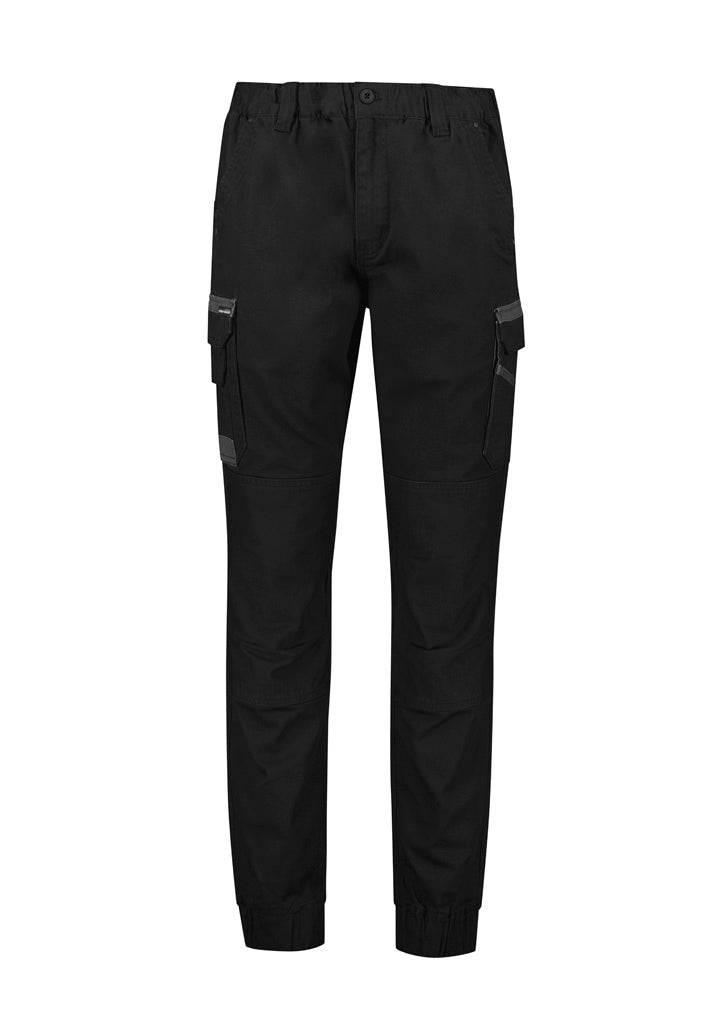 MENS STREETWORX HERITAGE PANT - CUFFED - BLACK