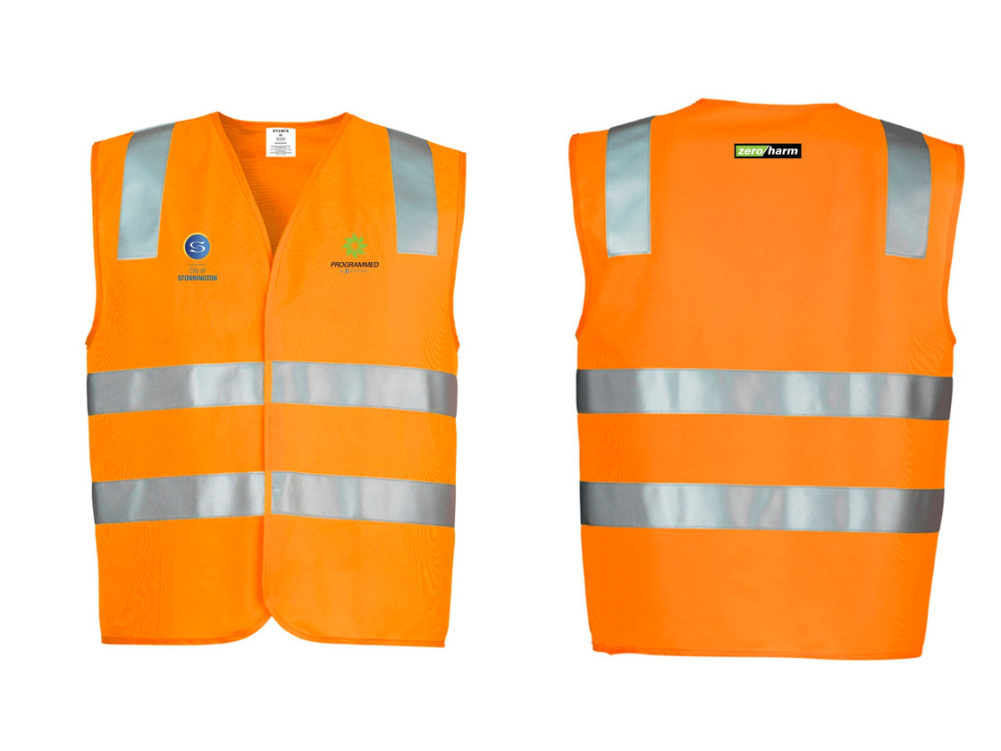 UNISEX HI VIS BASIC VEST - ORANGE