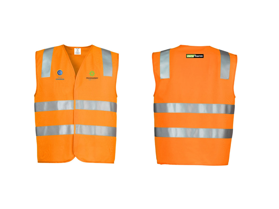 UNISEX HI VIS BASIC VEST - ORANGE