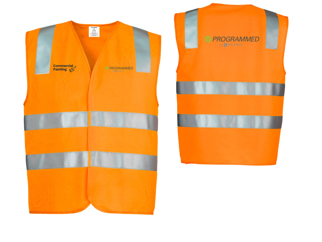 UNISEX HI VIS BASIC VEST - ORANGE