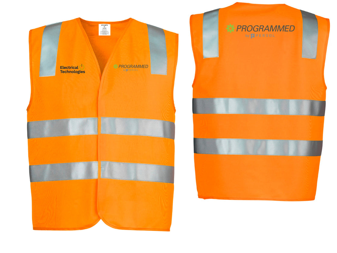 UNISEX HI VIS BASIC VEST - ORANGE