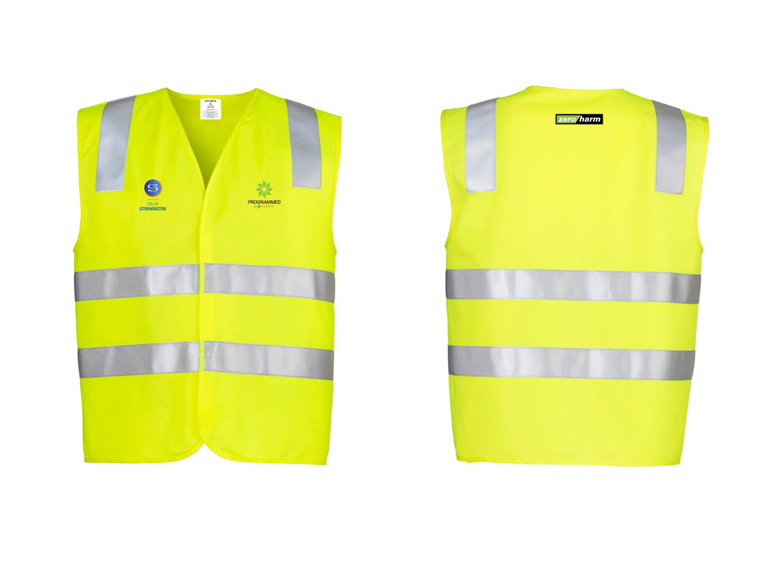 UNISEX HI VIS BASIC VEST - YELLOW