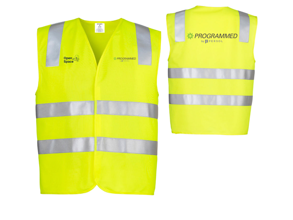 UNISEX HI VIS BASIC VEST - YELLOW