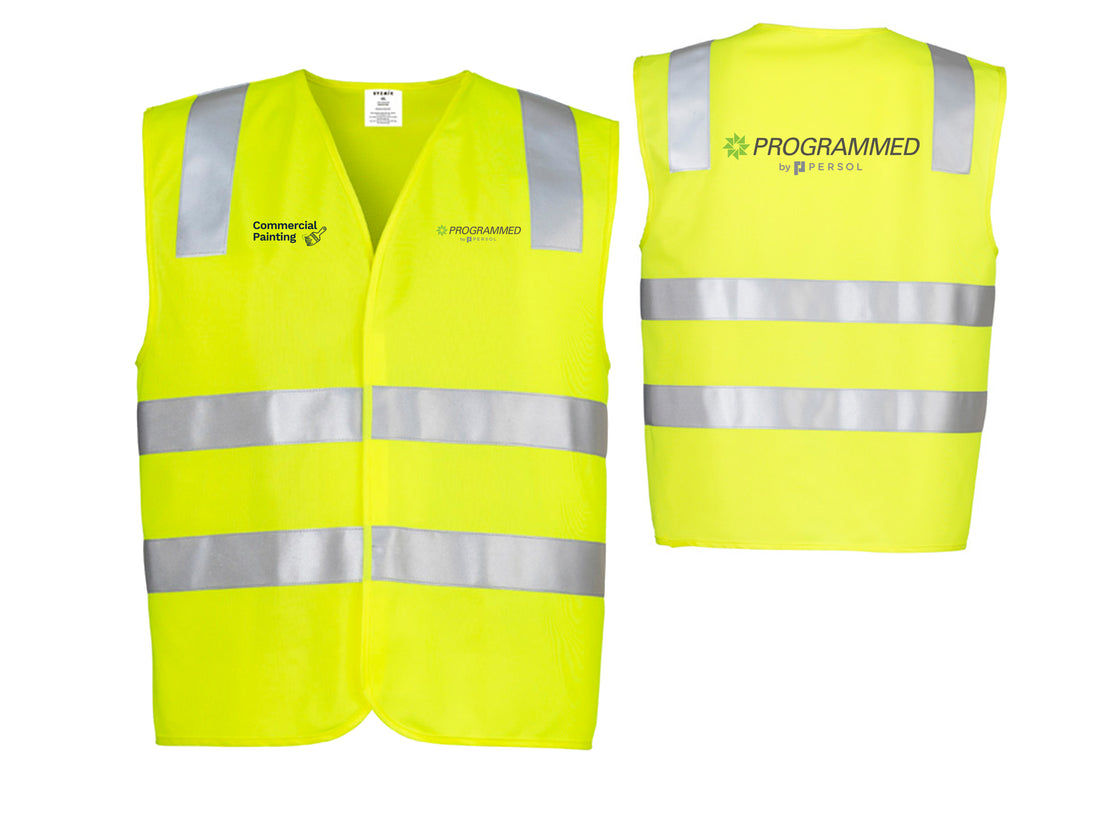 UNISEX HI VIS BASIC VEST - YELLOW