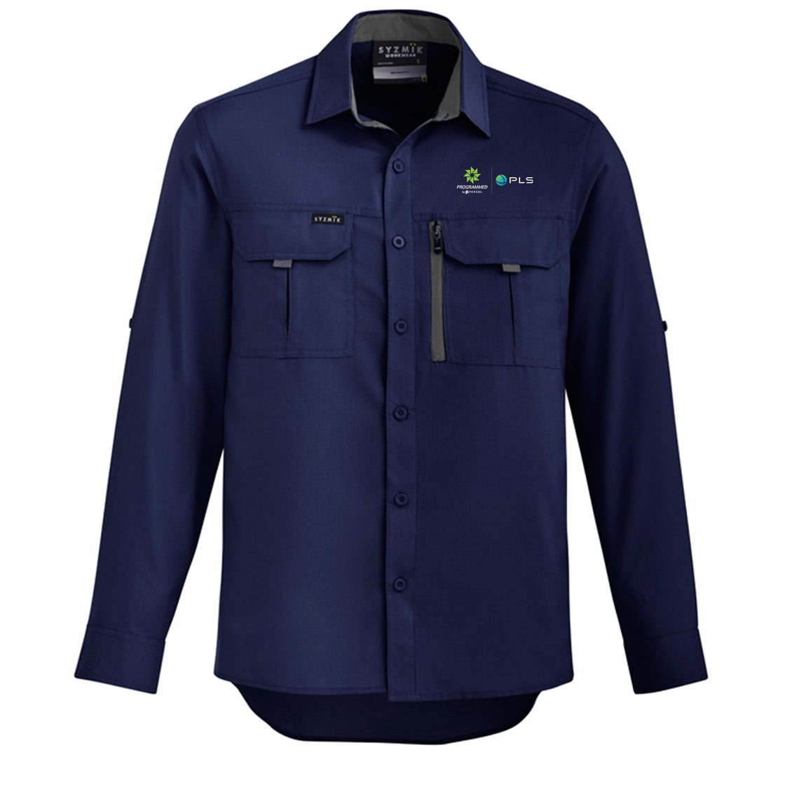 MENS OUTDOOR LONG SLEEVE SHIRT - NAVY
