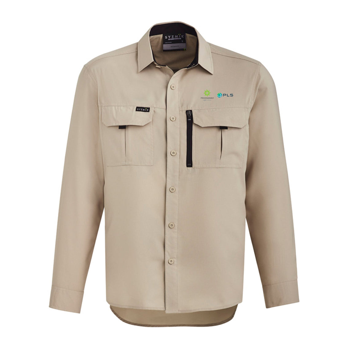 MENS OUTDOOR LONG SLEEVE SHIRT - SAND
