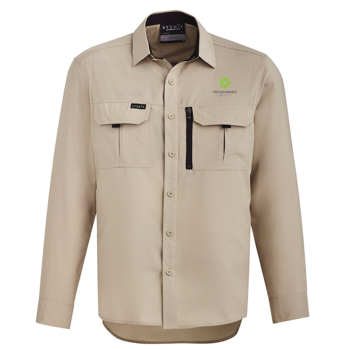 MENS OUTDOOR LONG SLEEVE SHIRT - SAND